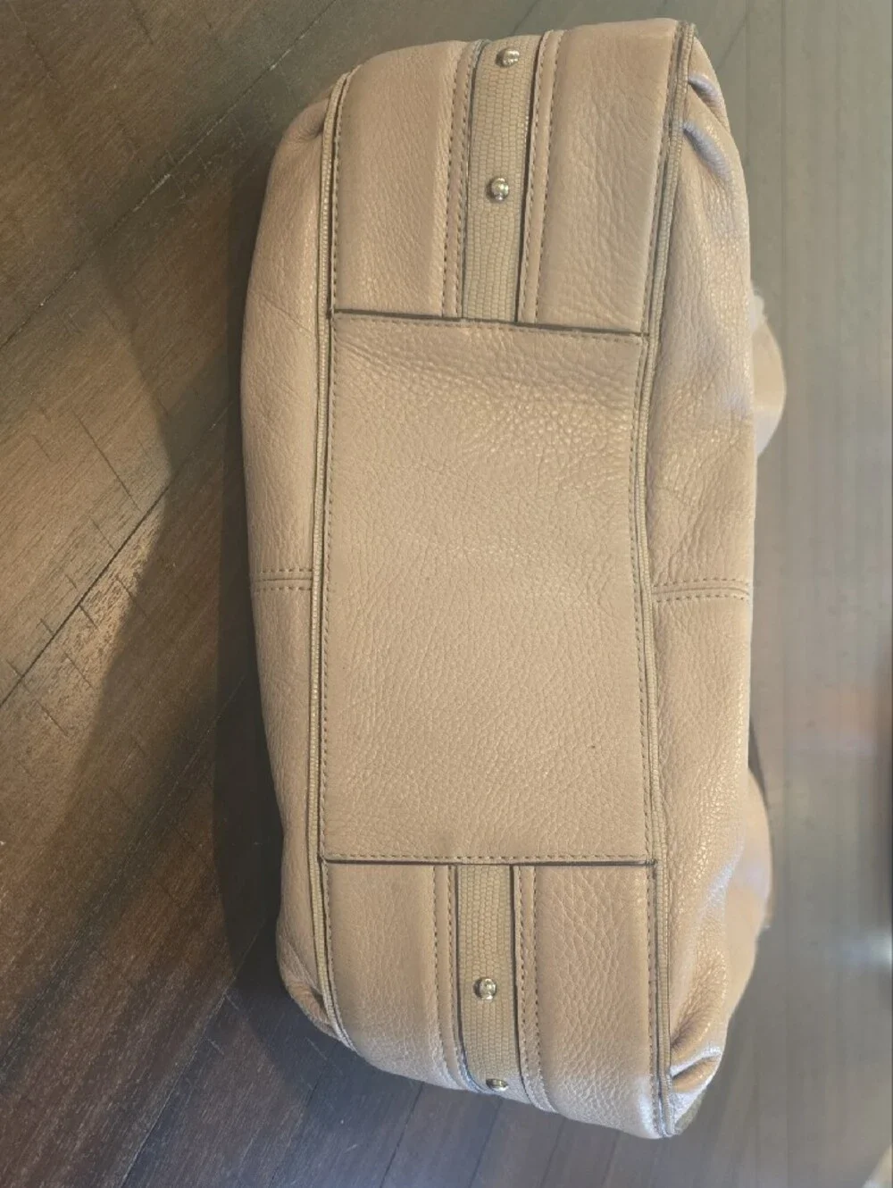 COACH Leather Shoulder Hobo Bag - Taupe ~ $55